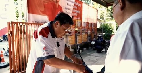 Flood-relief support with Chiang Rai Technical College