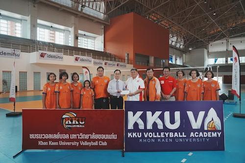 Supporting women’s volleyball, Khon Kaen University & Korat